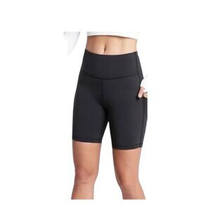 Athleta Ultimate Stash Pocket 7” Shorts Black Size 1X NWT